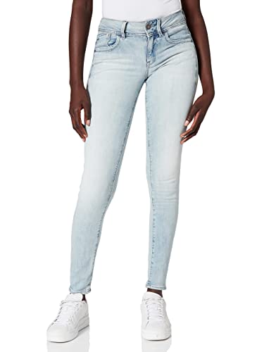 G-STAR RAW Lynn Mid obcisłe dżinsy damskie, Niebieski (Lt Aged D06746-8968-424), 25W x 32L