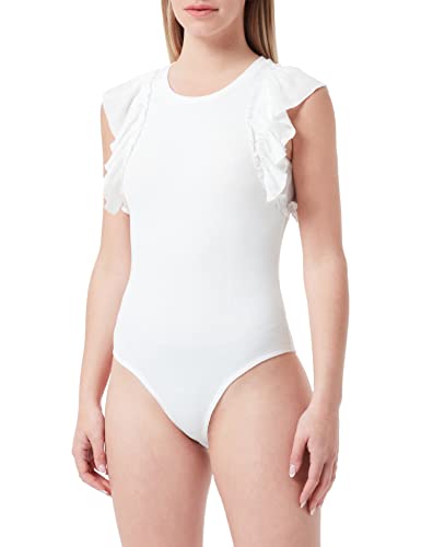 Naf Naf T-shirt damski, kość słoniowa, XL