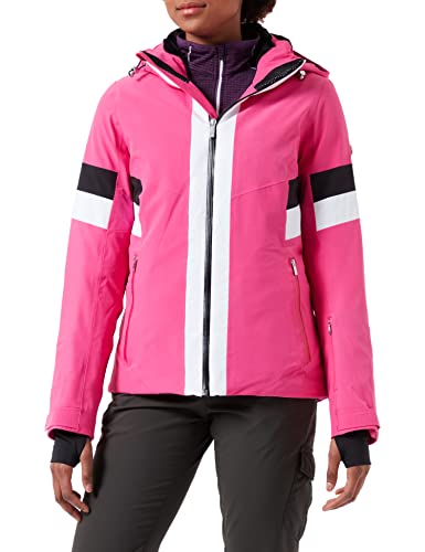 McKINLEY Hermina damska kurtka narciarska, Black Night/Pink, 36