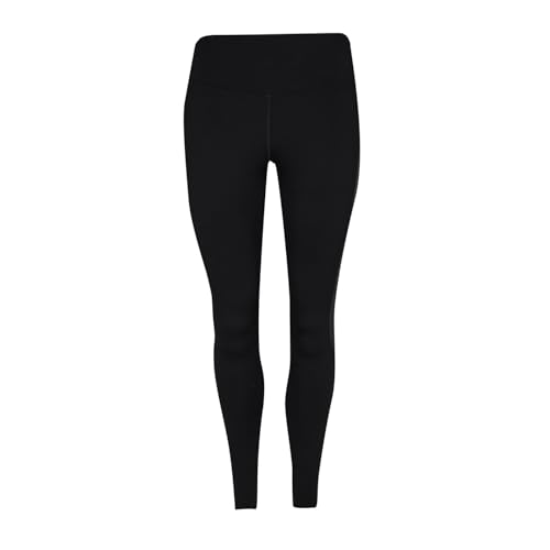 Reebok Damskie nowoczesne legginsy z poliestru Safari, Czarny, L