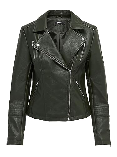 Bestseller A/S Damska kurtka ONLGEMMA Faux Leather Biker OTW NOOS, Rosin, 46, Rosin, 46