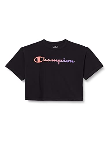 Champion Damska koszulka Athletic C-Sport Quick Dry Logo Boxy S/S, czarny, M