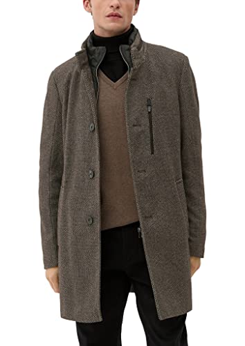 s.Oliver Męski 2115903 płaszcz z mieszanki wełny, 86W5, 90, 86w5