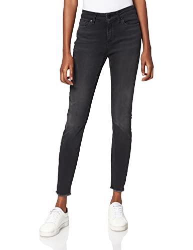 Vero Moda VMPEACH MR Skinny ANK Cut RI1100 NOOS dżinsy damskie, czarny denim, XS