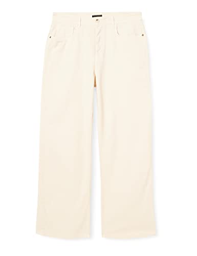 Sisley Dżinsy damskie, Kremowy biały denim 0m5, 28
