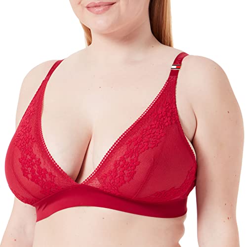 Tommy Hilfiger Damskie biustonosze bez podszewki trójkątne z zakrzywionymi kształtami, Royal Berry, XL, Royal Berry, XL