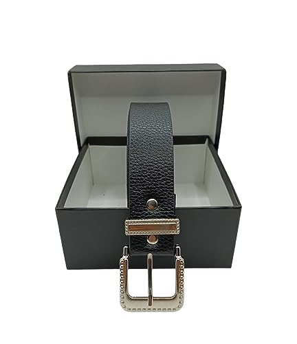 Bonateks FRGLSBELT100191 Pasek, czarny, L damski, czarny