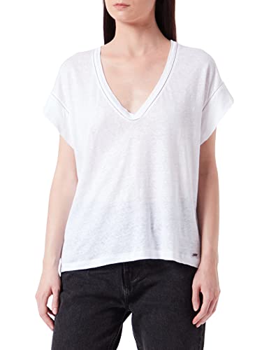 Pepe Jeans Damska koszulka Primrose 800 biała, M