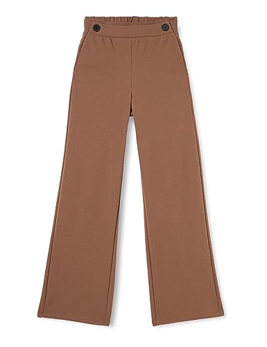 Bestseller A/S Damskie spodnie VMLIVANAYA HR Wide Pant NOOS, brązowe Lentil, M/34, Brown Lentil, (M) W / 34L