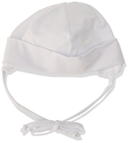 Sterntaler Baby Berretto Bebé Béret, Blanc, 43 czapka, biała (Weiss 500), jeden rozmiar