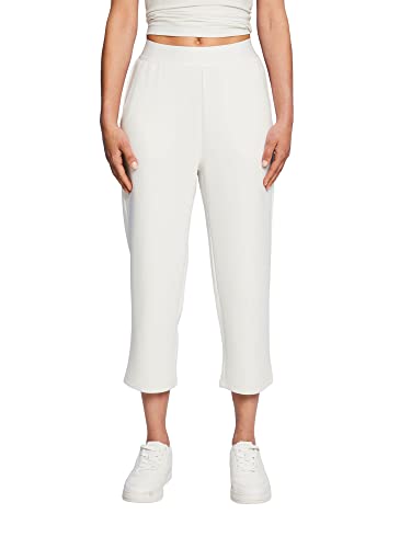 ESPRIT Sports Damskie spodnie dresowe RCS 7/8 do jogi, Off White, XL, Off White, XL
