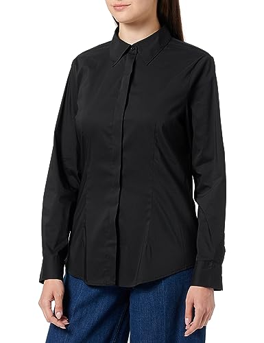 United Colors of Benetton Damska koszula 5awrdq03b, czarna 100, XL, czarny 100, XL