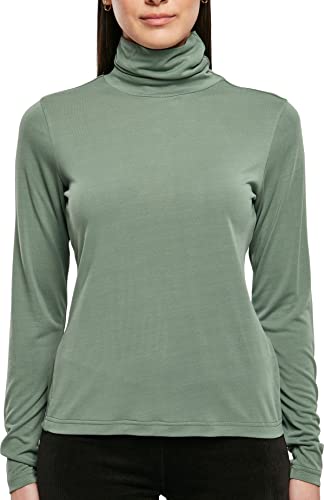 Urban Classics Damska koszulka z długim rękawem z modalu, Salvia, XL