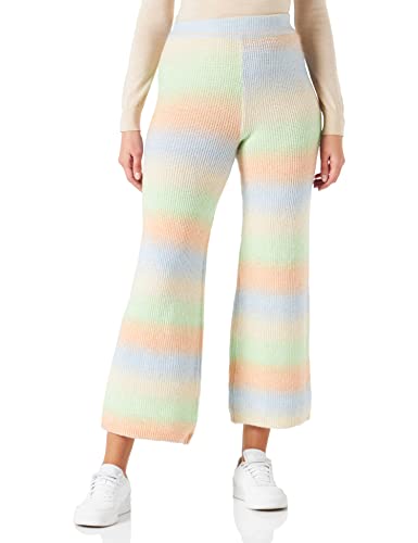 Pieces Pcnahla Hw Szeroki Ank Knit Pants BC Spodnie damskie, Upa/Motyw : Granada Sky, L