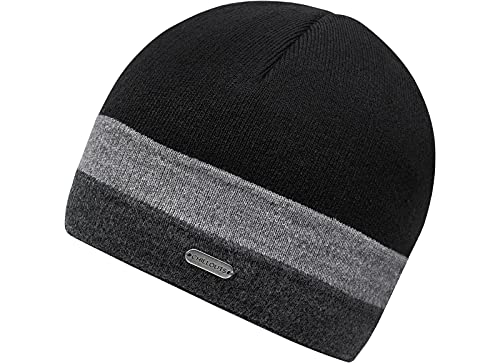 CHILLOUTS Męska czapka Johnny Hat Beanie, czarna, rozmiar uniwersalny