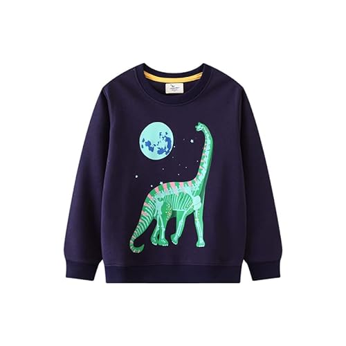 Little Hand Cartoon Dinosaurier Sweatshirt Bluza dziecięca, 2#braun - Dinozaur, 110