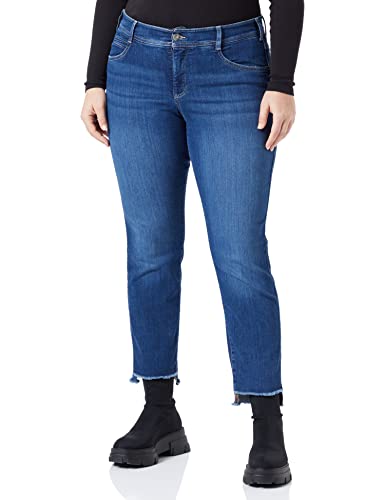 TRIANGLE Dżinsy damskie slim, granatowy, 54W / 28L
