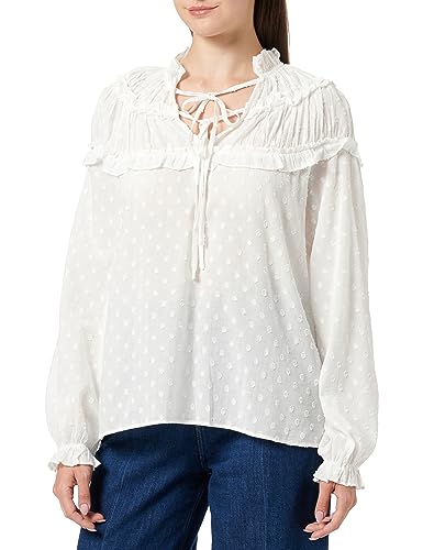 TILDEN Bluzka damska 37330993, biała wełna, M, biały (wollweiss), M
