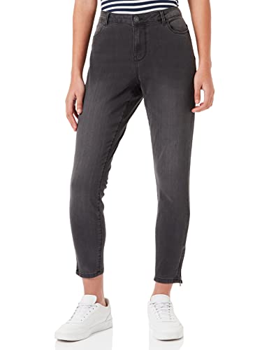 VERO MODA Jeansy damskie o kroju skinny Fit VMTilde Normalny Waist Ankle, Medium Grey Denim, XS