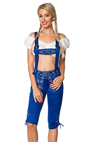 Dirndline Spodnie damskie, niebieski, XL