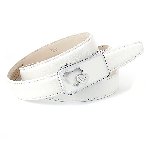Anthoni Crown Pasek damski, biały (biały 090), (Rozmiar producenta:85)