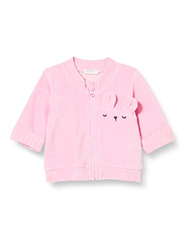 United Colors of Benetton koszulka dresowa dla dziewczynki, Intensywny róż 65 f, 74