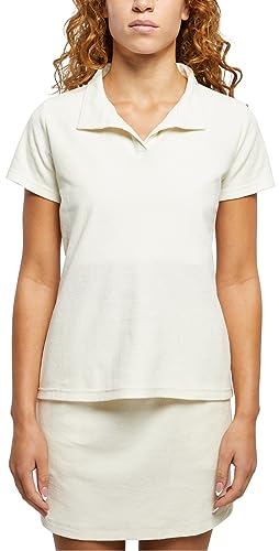 Urban Classics Damska koszulka polo damska Towel Polo Tee palewhite M, palewhite, M