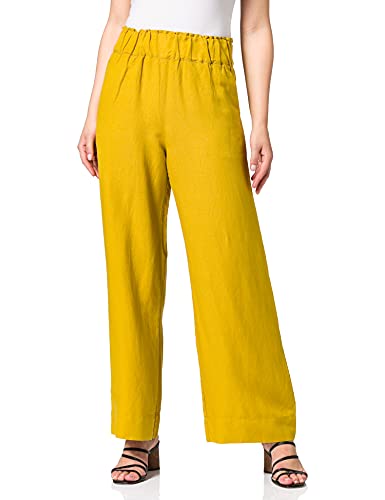 Sisley Spodnie damskie 4JA55CH6, Złoty żółty 32 W, 32