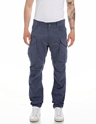 Replay joe spodnie męskie, 169 niebieski, 27W / 30L