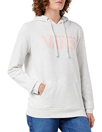 Vans Damska bluza z kapturem z logo w kształcie litery V, Biały wrzos, S