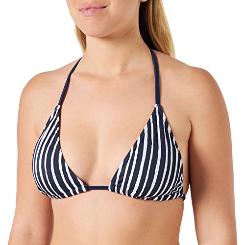 Firefly Mara Top bikini Marynarka wojenna ciemna/prążkowana 42