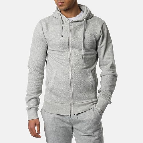 HOPENLIFE Sadida Kardigan Męski, Szary, S