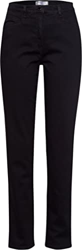 Raphaela by Brax Damskie spodnie Caren Thermolite Denim Jeans, czarne, 46K