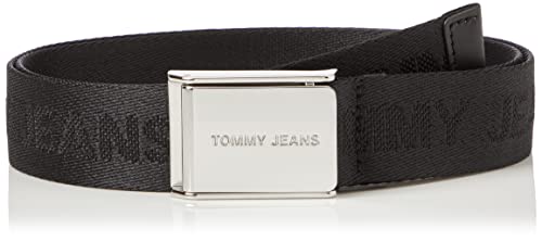 Tommy Jeans Damski pasek TJW Fashion Webbing Belt 3.0 pasek materiałowy, czarny, 95
