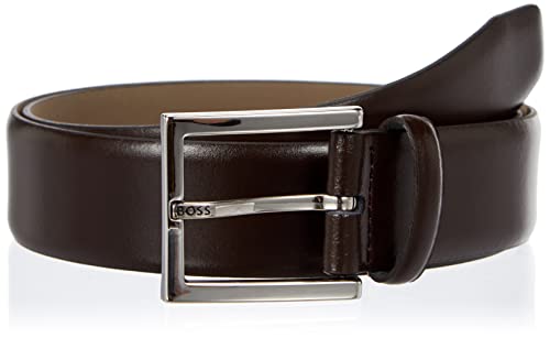 BOSS Pasek męski, Dark Brown205, 110