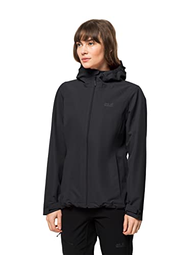 Jack Wolfskin Damska kurtka Besler 2L, czarna, XL (DE)