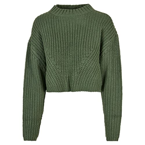 Urban Classics Damski sweter oversize strój dresowy damski, Szałwia, S