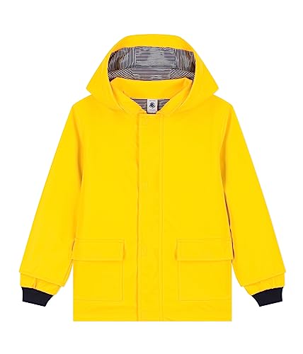 Petit Bateau Chłopięcy płaszcz woskowany, żółty, 6 lat