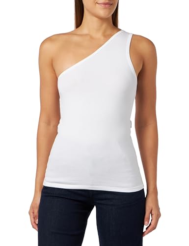 Replay Damski top slim fit, 001 White, S