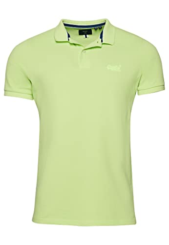 Superdry Polo Liso Koszulka męska, Wapno kwasowe, M
