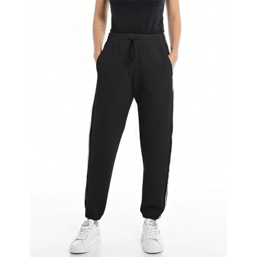 Replay Damskie spodnie do biegania, 098 BLACK, M