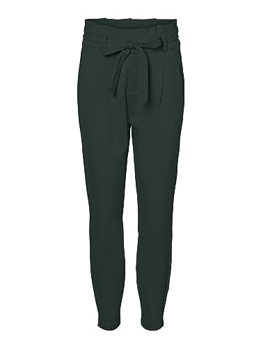 VERO MODA Damskie spodnie Vmeva Hr Loose Paperbag PNT Ga Tall Noos, Pine Grove, XS / 36L