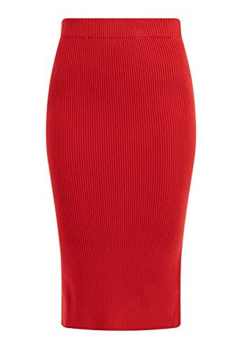 faina Spódnica z dzianiny damska 11025469, czerwony, XS-S