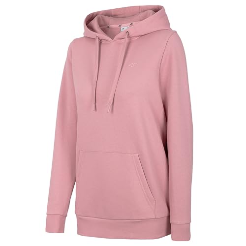 4F Bluza damska, Jasny różowy, XL