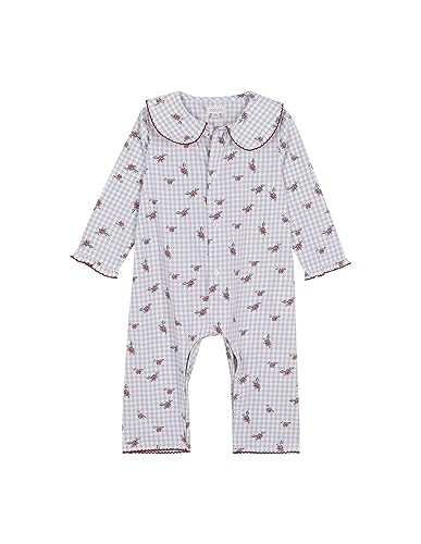 Gocco Pijama DE Mini Cuadros CON VIVOS A CONTR Zestaw piżamy, Azul Nuevo, regularny, azul nuevo, Rozmiar uniwersalny