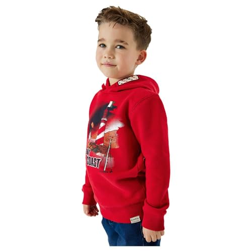 Garcia Kids Bluza chłopięca, żywa czerwień, 128