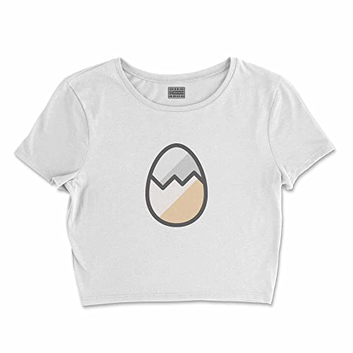 Bona Basics, Damski T-shirt basic, z nadrukiem cyfrowym, 100 bawełny, biały, swobodny, damski top, rozmiar: S, biały, S