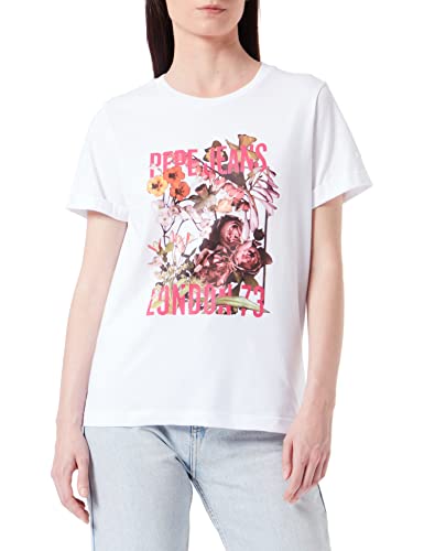 Pepe Jeans T-shirt damski Pauline, biały (biały), XS