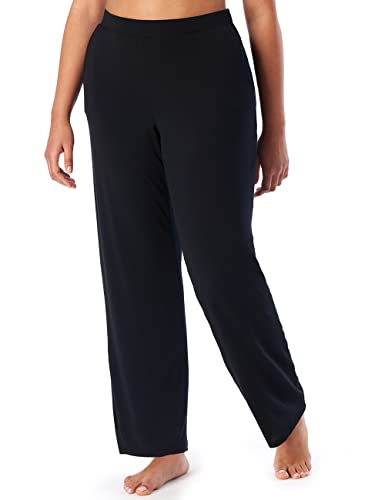 Schiesser Lange Schlafhose Pończochy Pijama Damskie, Schwarz, 34