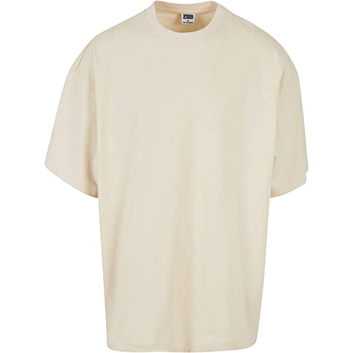 Urban Classics Męski t-shirt z motywem Huge Tee, Whitesand, XXL